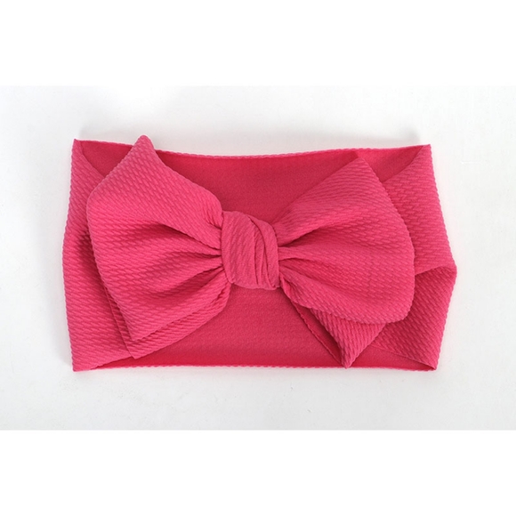 Newborn Infant Baby Oversized Bow Headband - Picture 2 of 9